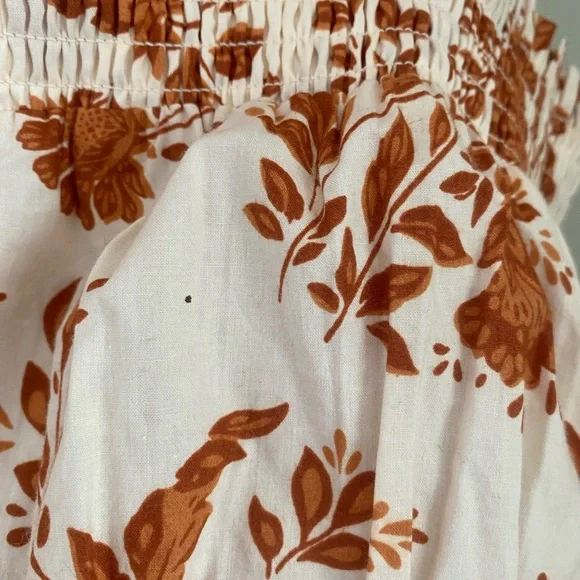 Anthropologie BAILEY /44 Floral Cropped Top with Seashell Straps size large - Picture 10 of 10